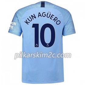 Koszulka Manchester City Kun Agüero 10 Główna 2018-2019 - Koszulki Piłkarskie